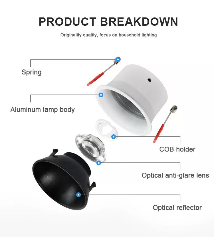 821822 down light